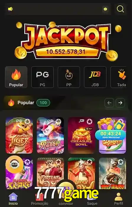 Promoções Especiais no 7777game App